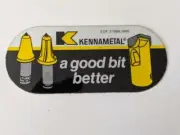 Retro Mining Sticker - Kennametal A Good bit better 3 of 3 1988-1989