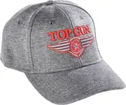 Top Gun Snapback, cap , color: Grey/Red , size: One Size