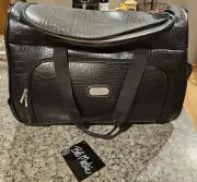 NEW Bob Mackie Black Duffle Bag Carry On ~ Wheels w/ Extending Handle