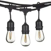 Vibe Lighting VBLFEST-10M-2700K - Festoon Lights Warm White 20W IP44 - 10M