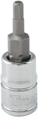 Titan 15603 1/4-Inch Drive X 3Mm Hex Bit Socket