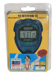 Accusplit Stopwatch Survivor II - Magnum XL 2 w/ Clock & 5 Year Battery