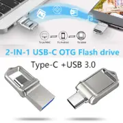 2TB 1TB USB 3.0 Type C OTG Flash Drive Memory Stick Thumb Pen For PC Samsung AU