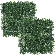 2 Pcs Faux Grass Mat Hermit Crab Climbing Wall Plastic Aquarium Plants Lawn Hermit Crab Supplies Small Animals Cage Accessories 10 x 10 Inch