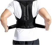XS-5XL Plus Size Shoulder Posture Corrector Women Men Full Back Support Brace Adjustable Hunchback Corrector Posture Trainer For Upper And Lower Back Pain Relief(Small)