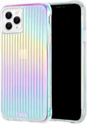 Case-Mate Tough Groove Case for iPhone 11 Pro Max (6.5" inch) Iridescent Clear