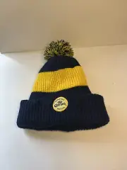 Corona Beer Blue And Yellow Pompom Beanie