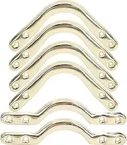 BuyWeek Billiards Table Pocket Brackets, 6Pcs Pool Table Net Corner 4in Snooker Table Liners Support for Web Net Bags