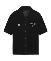 surf club crotchet polo S,XS,M Black