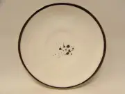 Harper Splatter by Olivia & Oliver Saucer Platinum Splatter & Trim s245