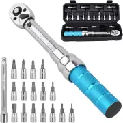 COTOUXKER Bike Torque Wrench Set, 1/4 Inch Drive Torque Wrench 2 to 14 Nm Bicycl
