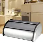 Bread Bin with Roll Lid Bread Keeper Portable Large Capacity Bread Box Bread