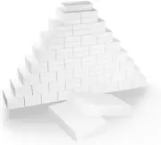 50 Pack Melamine Sponges Multi-Functional Cleaning Sponge Eraser 50, White