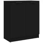 Modern Wooden Sideboard Buffet Cabinet Storage Kitchen Rack Display Shelf Black