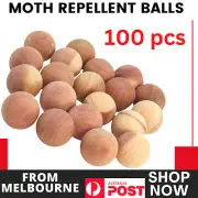 100pcs Cedar Mothballs Natural Scented Insect Repellent Safe Effective AU