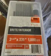 Qty 1000 Paslode 3 1/4"x .131" Fuel + Framing Nail 650535 Smooth Shank 30º