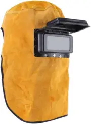 Welding Helmet, Leather Welding Helmet Mask Solar Auto Darkening Filter Lens Cla