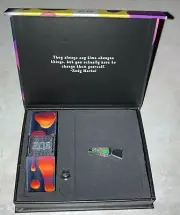 ZOX Pearl Strap & Pin Make A Change Lava Lamp Red Warhol Change Things Yourself