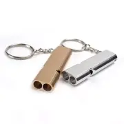 Waterproof Survival Whistle Super Loud 120dB Stainless Steel Construction