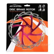 AU Ship~ALLIGATOR Coated Disc Brake Rotor,WIND CUTTER,203mm,Pink,151g