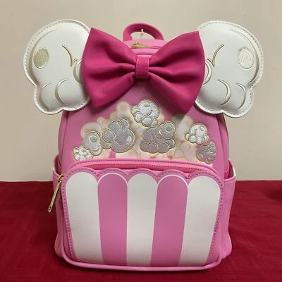 LOUNGEFLY DISNEY MINNIE MOUSE POPCORN EARS MINI BACKPACK NWT!!!!