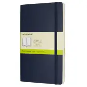 Moleskine Sapphire Blue Notebook Student Journal L Classic Plain Soft Cover