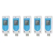 5X TempU 03 USB Temperature Humidity Data Logger Reusable RH TEMP8666