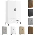 Highboard Engineered Wood Storage Cabinet Home Organiser