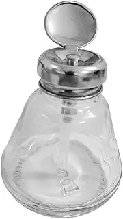 FRCOLOR Pump Glass Push down Press Bottle 150ml Nail Polish Remover Solvent Easy to Use Makeup Remover