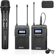 BOYA BY-WM8 Pro K4 Handheld Wireless Microphone Kit System For iPhone DSLR Video