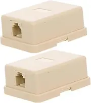 Single Hole Telephone Splitter Box Rj Connector Home Phone Line Splitter Simple Wiring Multi-Device Support
