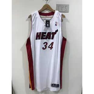 NBA球衣 Ray Allen 熱火主場白 Adidas Authentic 假網眼電繡 全新含吊牌