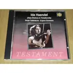 好音悅 IDA HAENDEL CELIBIDACHE 布拉姆斯 柴可夫斯基 小提琴協奏曲 TESTAMENT