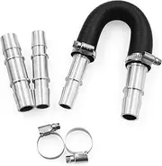 JTEHC626-001 Engine Heater Core Kit 5/8" End and 3/4" End Hose with aluminum fittings Compatible with Most Common Heater Hoses