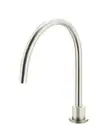 Meir Kitchen Laundry Gooseneck Tap High Rise Swivel Hob Spout Nickel MS08-PVDBN