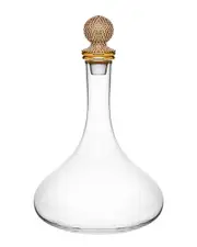 Godinger Pave 68oz Golden Decanter