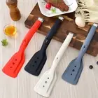 Handle Spatula Silicone Kitchen Tool 2-in-1 Silicone Spatula Frying Scoop