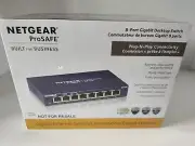 NetGear ProSafe GS108 8 Port Gigabit Ethernet Switch New Sealed