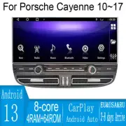 12.3" Android Navigation Car Gps Stereo Tesla Style For Porsche Cayenne 10~17