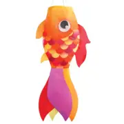30" Lg HOT Damsel Orange Fish windsock, In the Breeze ITB-5221