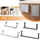 Over Door Towel Holder Rack Kitchen Bathroom Rail Cupboard Hanger Bar Hook