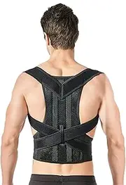 Corrector Men Women Back Brace Upper and Lower Full Support Straightener Waist Belts Provides Neck, Back, Shoulder