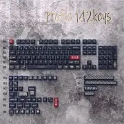 Replacement KeyCap Set 142pcs PBT HeatSublimation Keys for Mechanical Keyboards