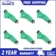 6PCS Fuel Injectors 0280155968 Fit Ford Falcon Fit Holden Commodore 440CC UK
