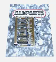 Chrome Hi-Mass Heavy Duty 5-String Bass Guitar Bridge 68mm Spacing BB-3440-010