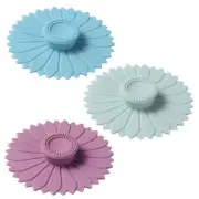 Flexible Silicones Cups Lid Leakproofs Cups Lid Coffees Cups Suctions Seal Lid