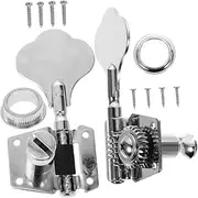 ibasenice Electric Bass Tuning Peg Metal Tuning Peg Bass Machine Head Tuner Change