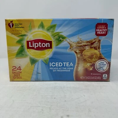 Lipton Unsweetened Iced Tea Gallon-Sized Tea Bags (24 Pack) - SHIPS TODAY