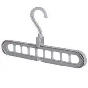 Multi-Function 9 Hole Rotating Magic Hanger Folding Clothes Organizer Hook