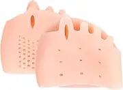Silicone Toe Splitter - Five-Hole Toe Spacers - Breathable Design Correction Tool for Home, Business Trip, Gym, Travel